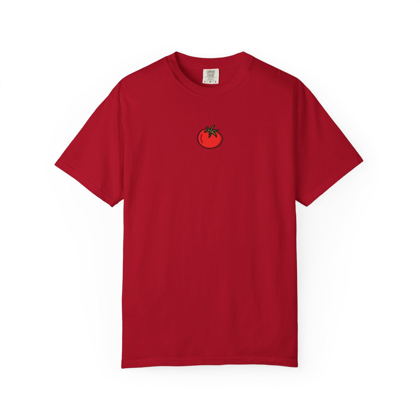 Tiny Tomato Tee - Minimalist Vegetable Graphic Shirt