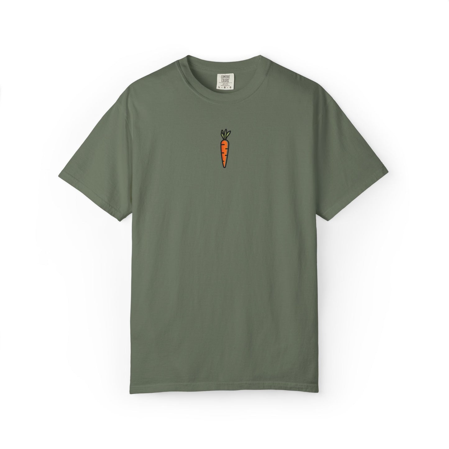 Tiny Carrot Tee - Minimalist Vegetable Graphic Shirt