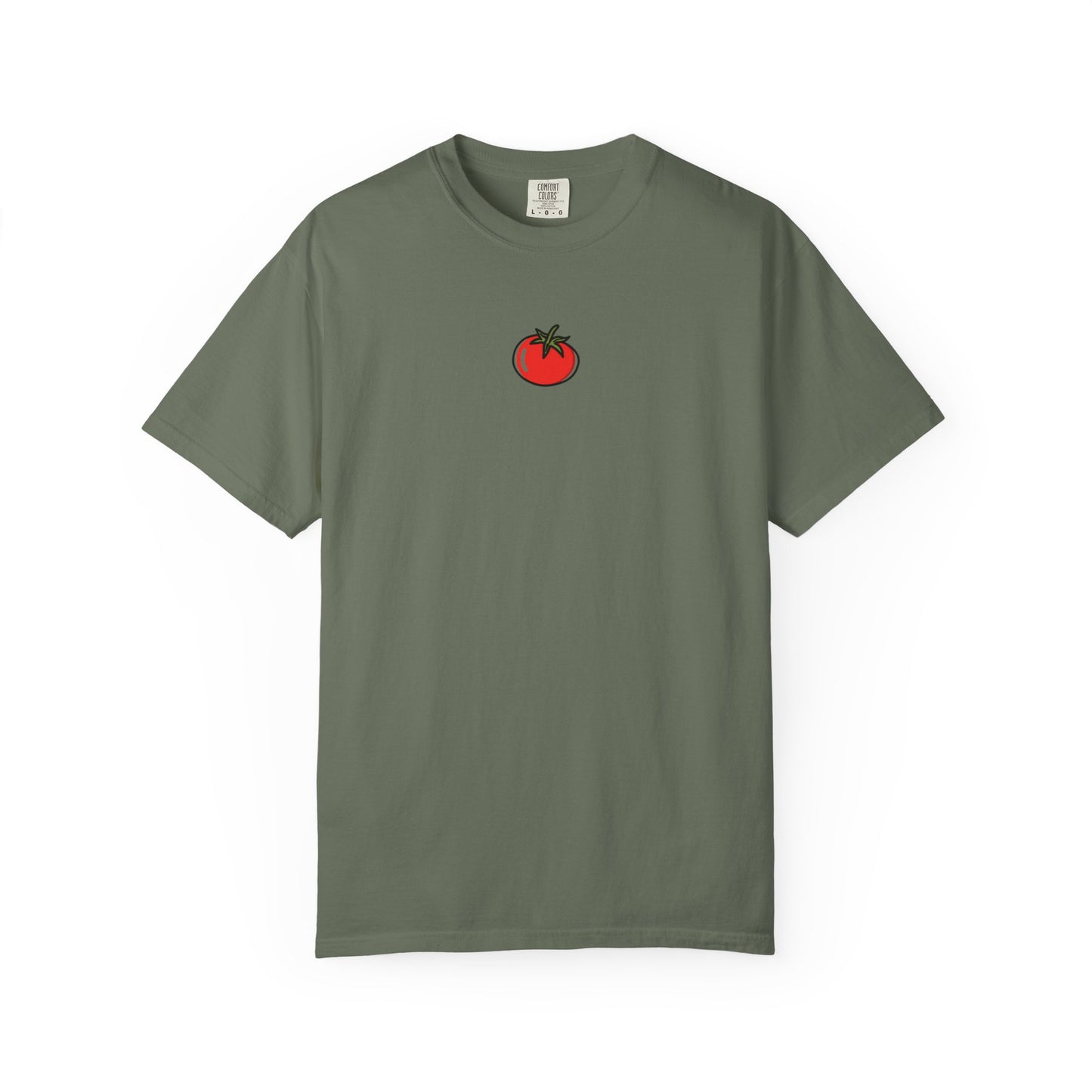 Tiny Tomato Tee - Minimalist Vegetable Graphic Shirt