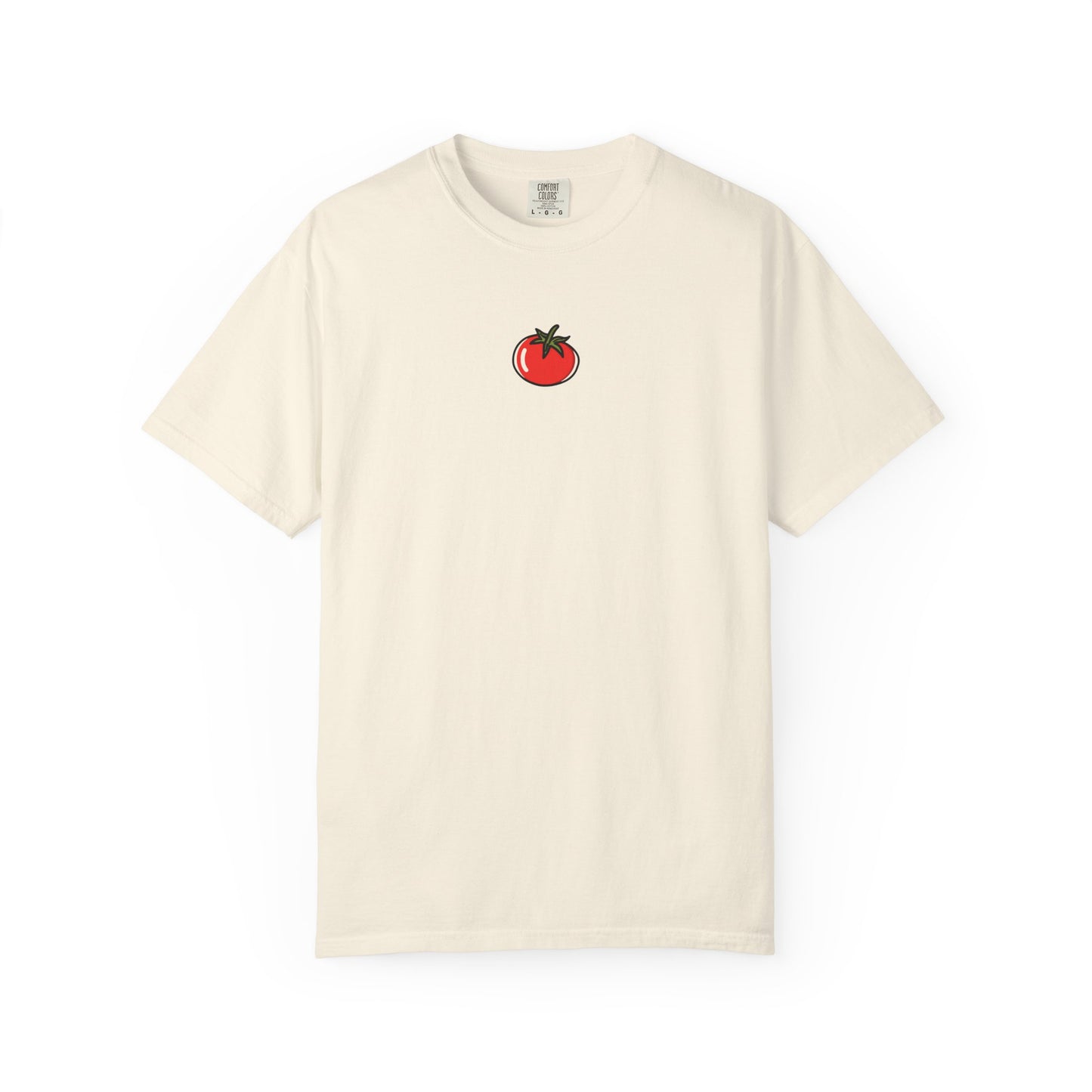 Tiny Tomato Tee - Minimalist Vegetable Graphic Shirt