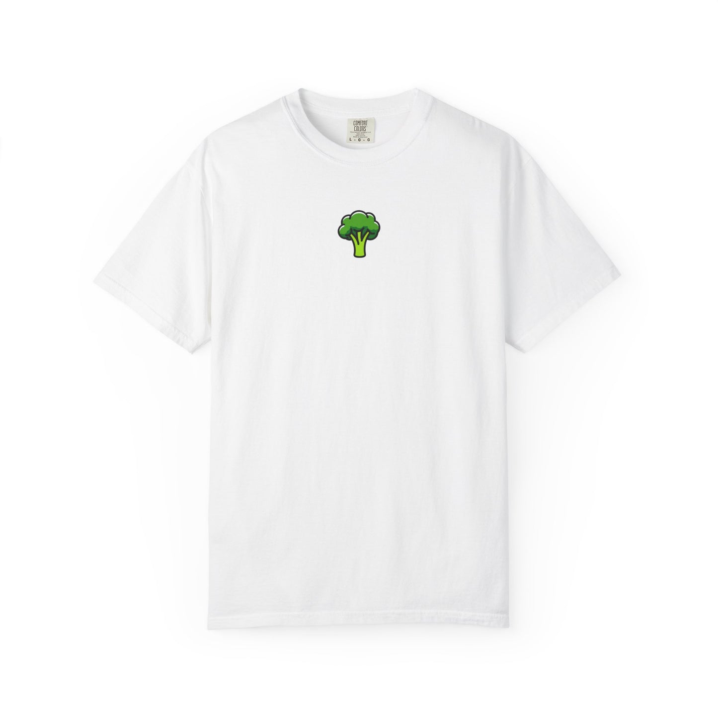Tiny Broccoli Tee - Minimalist Vegetable Graphic Shirt