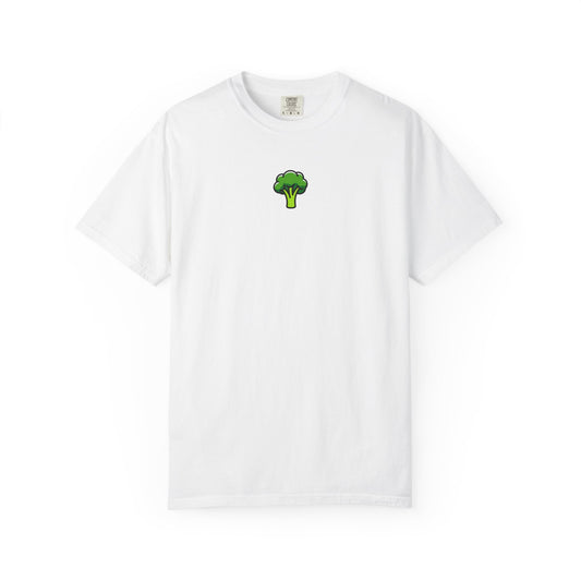 Tiny Broccoli Tee - Minimalist Vegetable Graphic Shirt