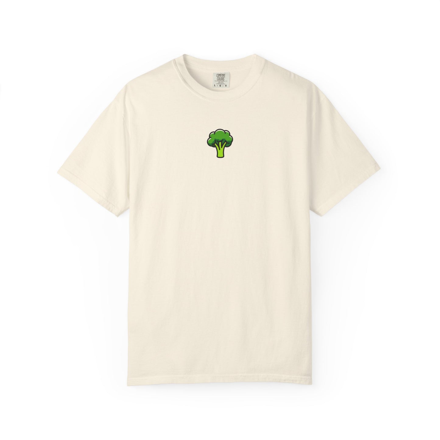 Tiny Broccoli Tee - Minimalist Vegetable Graphic Shirt
