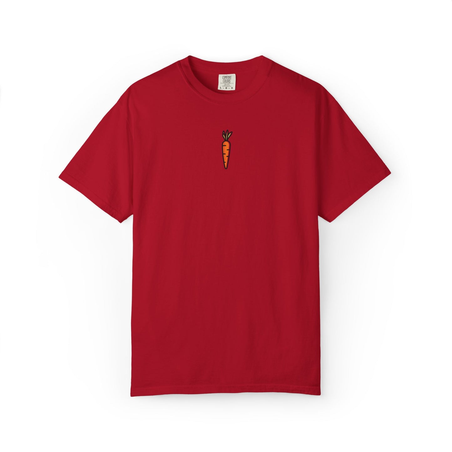 Tiny Carrot Tee - Minimalist Vegetable Graphic Shirt