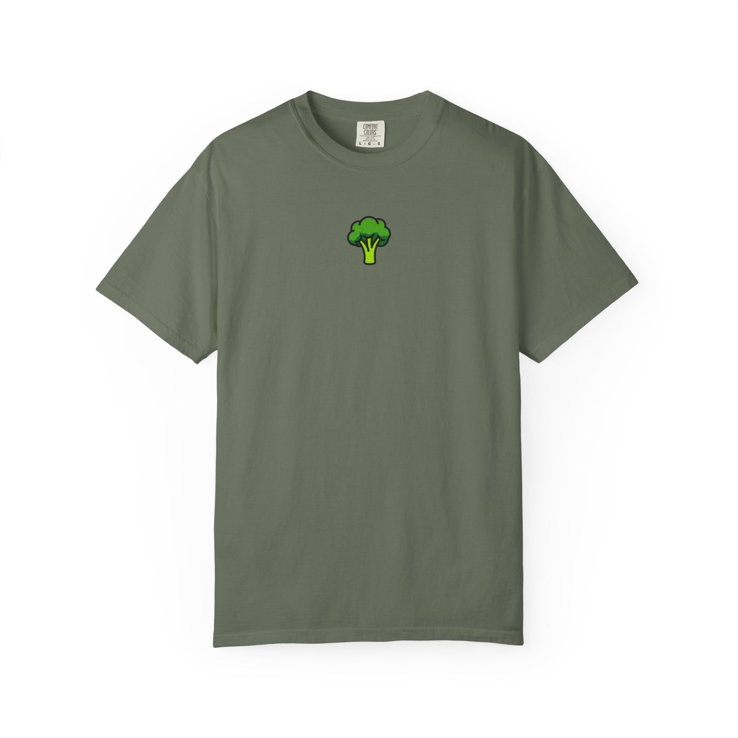 Tiny Broccoli Tee - Minimalist Vegetable Graphic Shirt