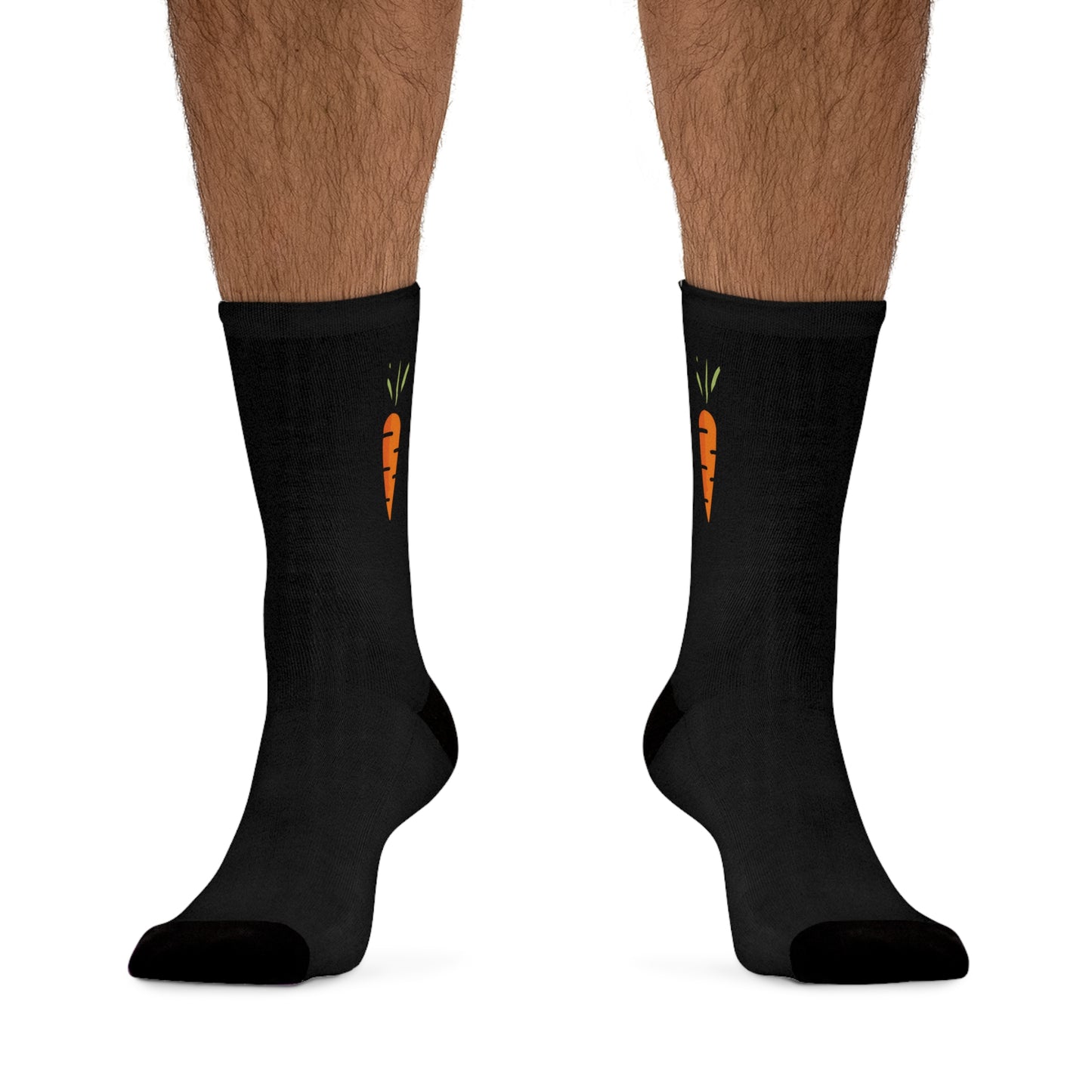 Tiny Carrot — Eco Friendly Socks (Black)