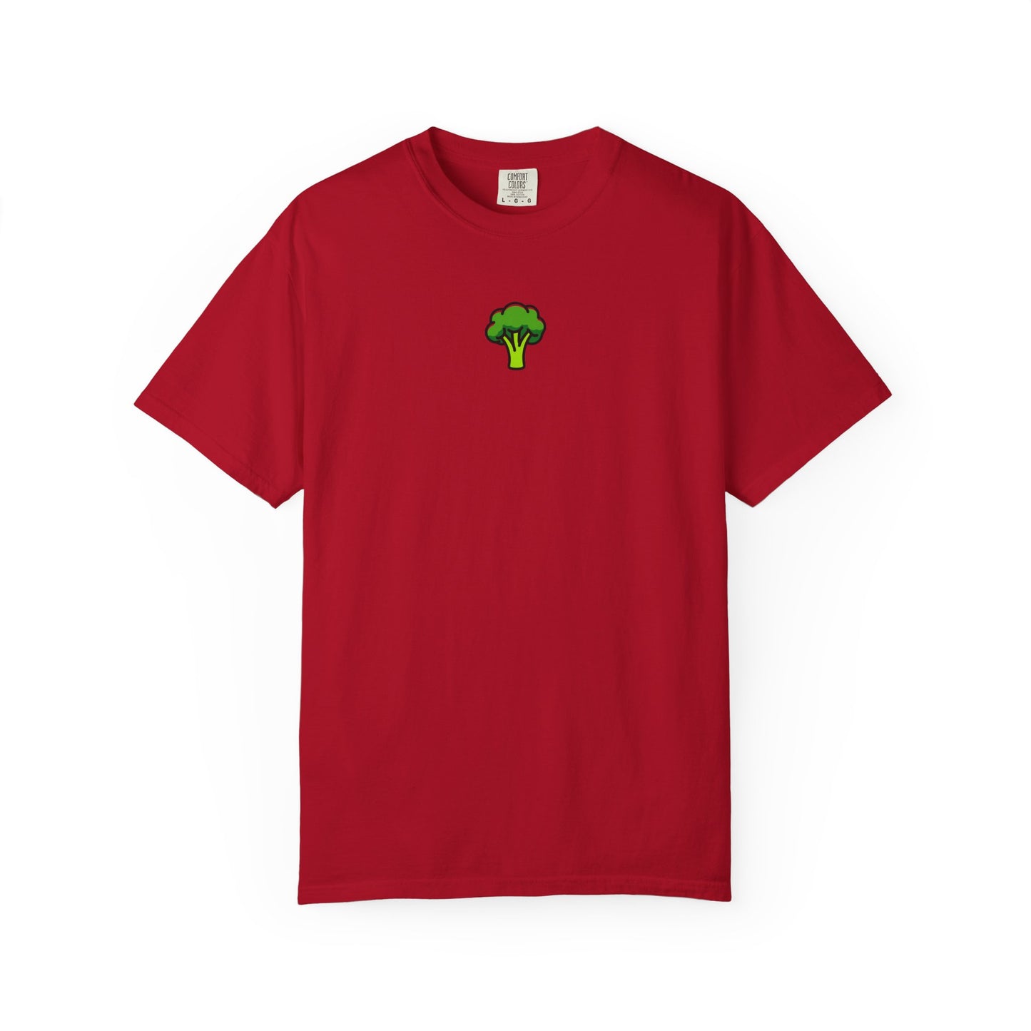 Tiny Broccoli Tee - Minimalist Vegetable Graphic Shirt