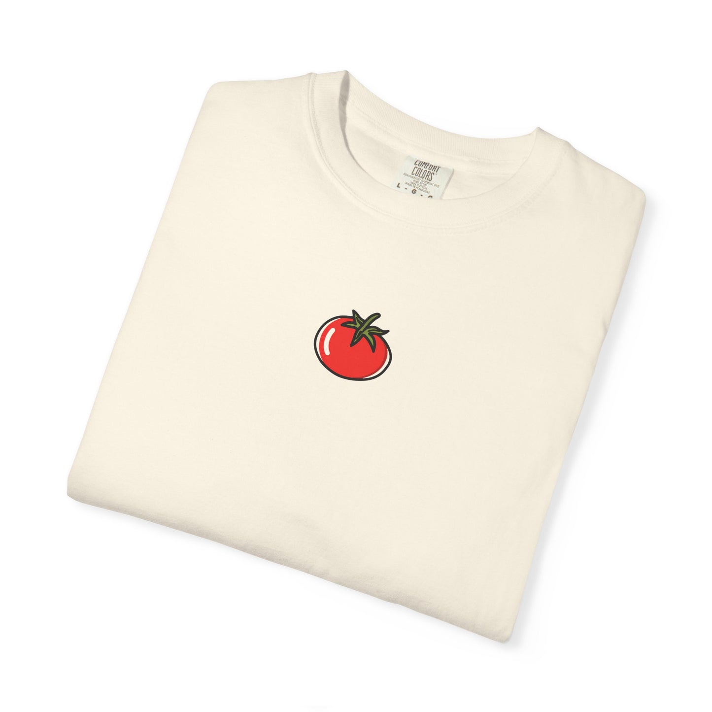 Tiny Tomato Tee - Minimalist Vegetable Graphic Shirt