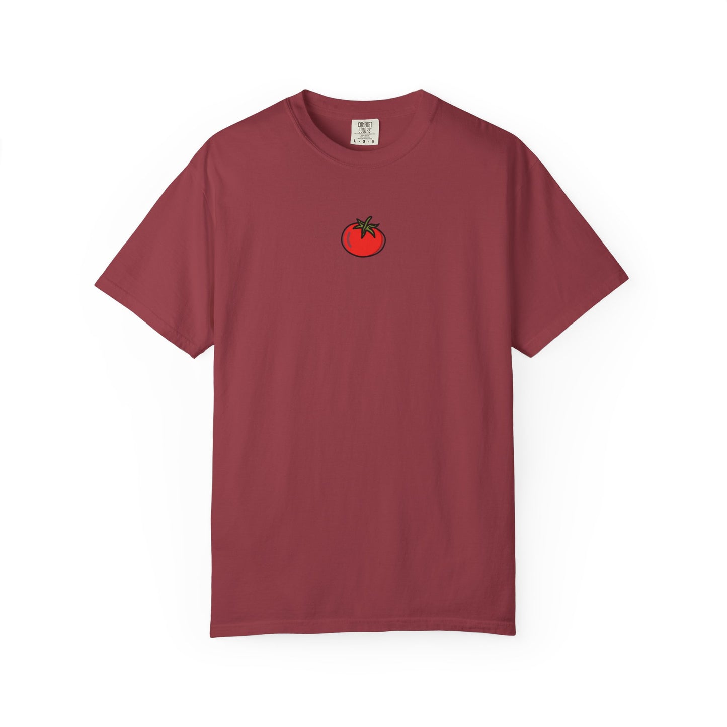 Tiny Tomato Tee - Minimalist Vegetable Graphic Shirt