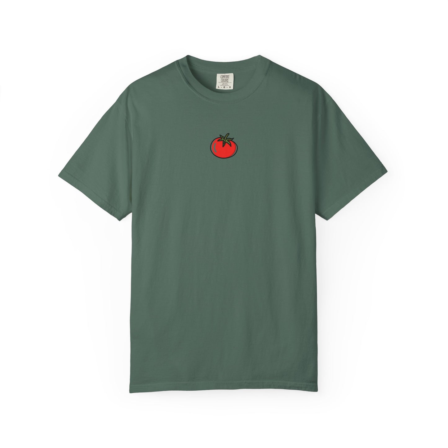Tiny Tomato Tee - Minimalist Vegetable Graphic Shirt